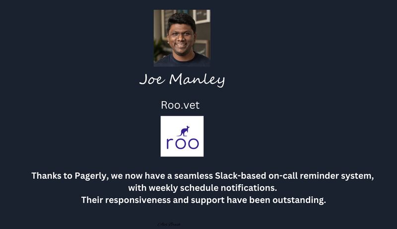 Customer testimonial about Pagerly